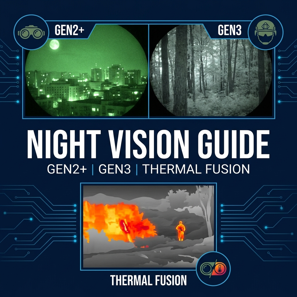 What Is Night Vision? Guide to Gen2+, Gen3 & Thermal Fusion